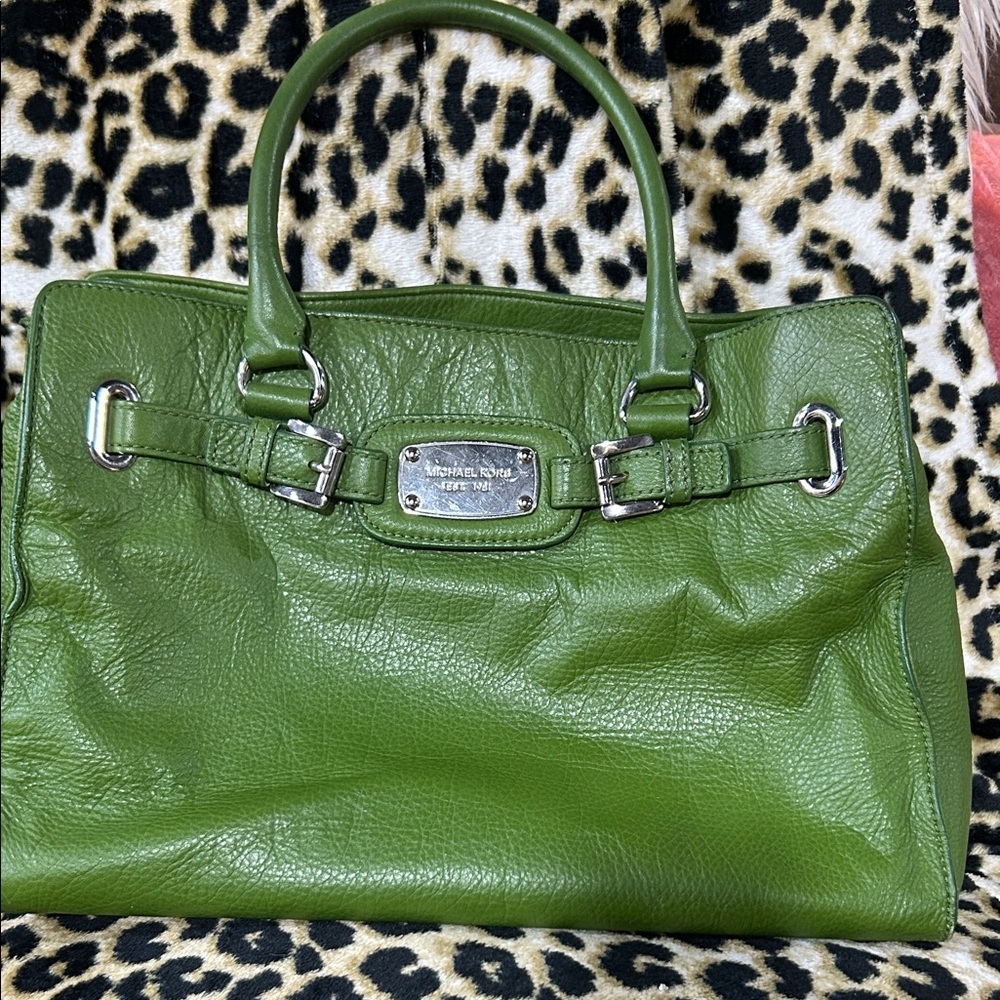 Michael Kors Green Satchel